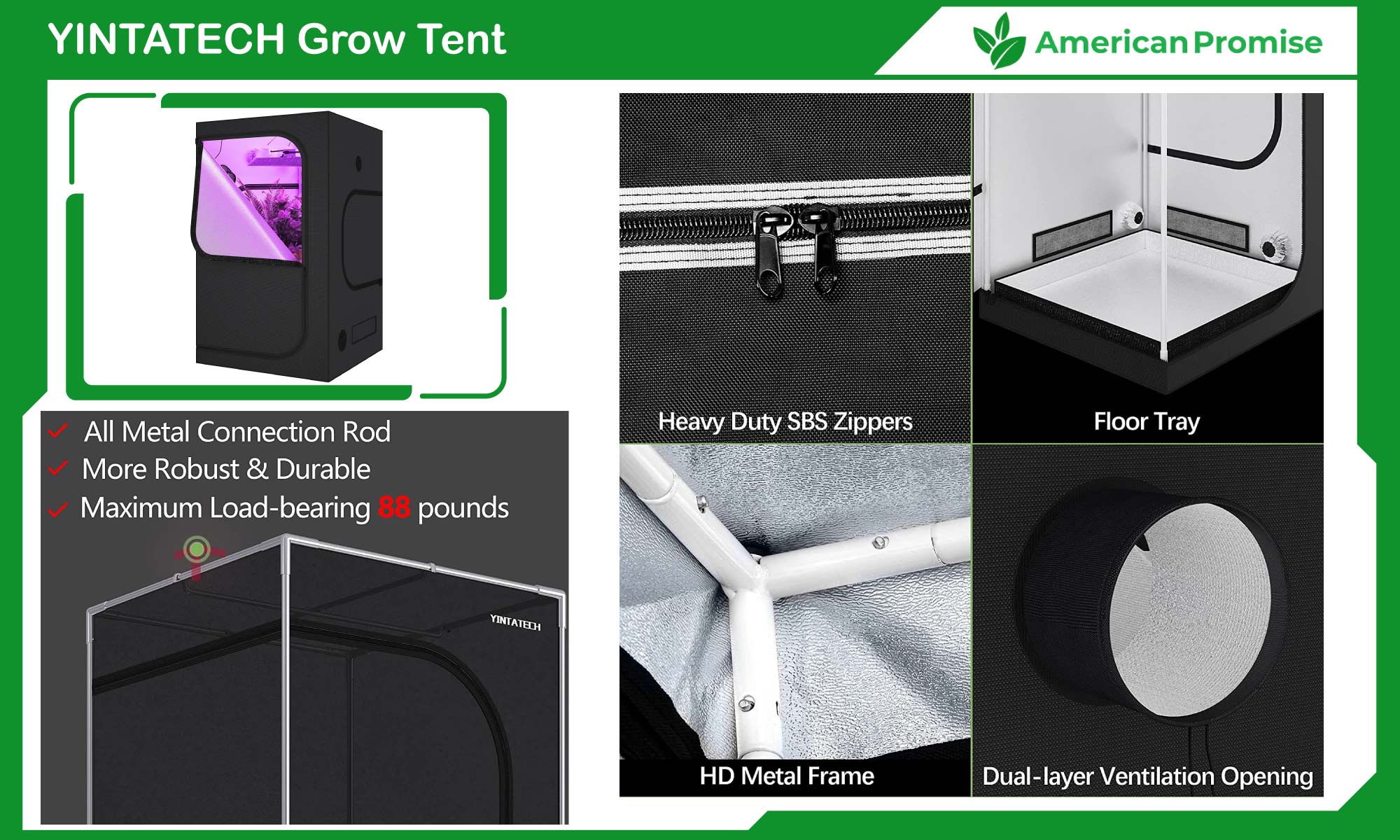YINTATECH Grow Tent